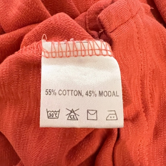 Fish Hippie Orange Zip Up Sweater with Relaxed Fit - Picture 5 of 5